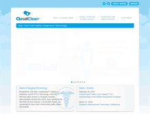 Tablet Screenshot of cloudclean.com